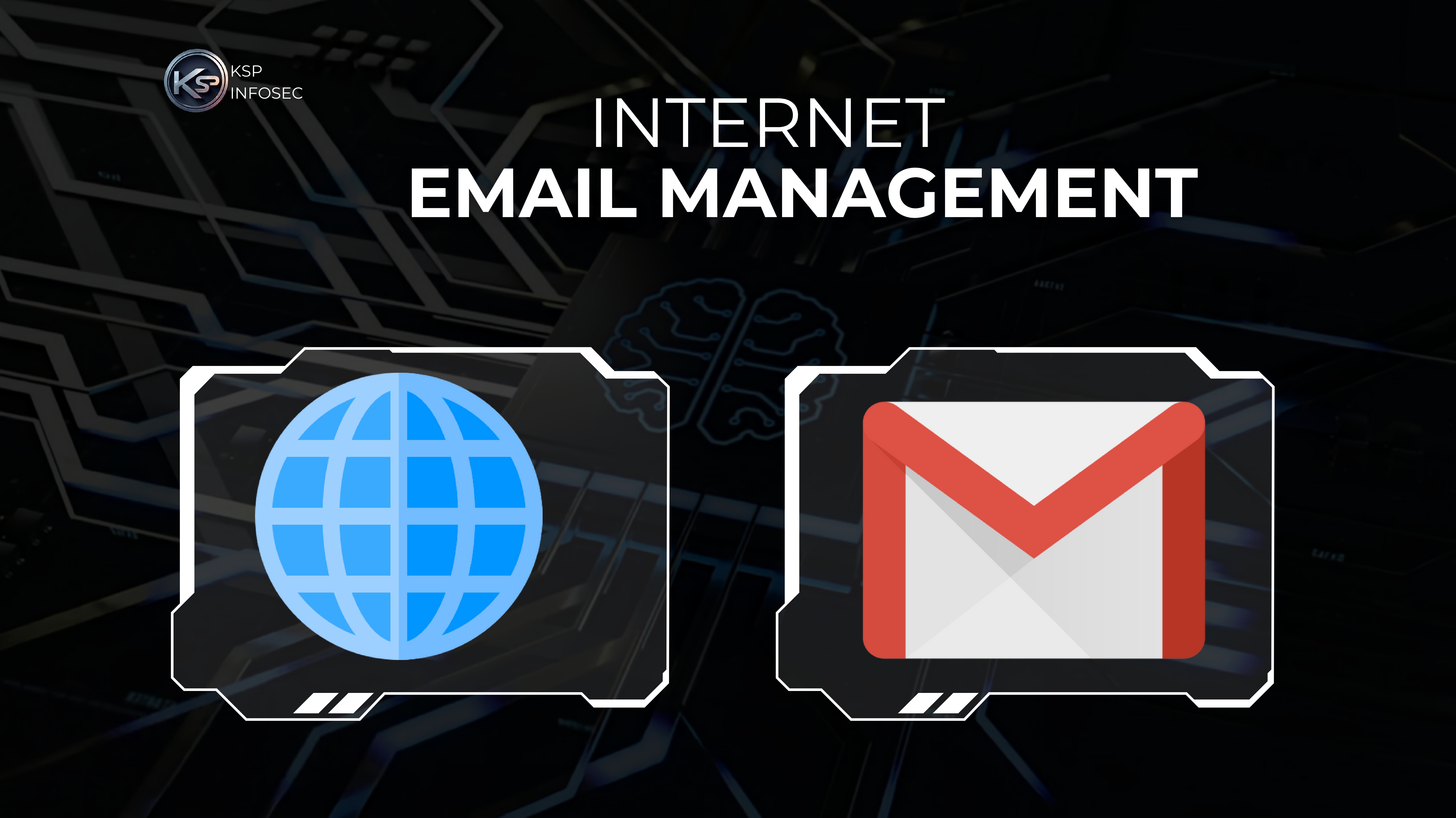 Infographic showing a slideshow screen, presentation slides, and MS PowerPoint logo with neon orange highlights on a dark background